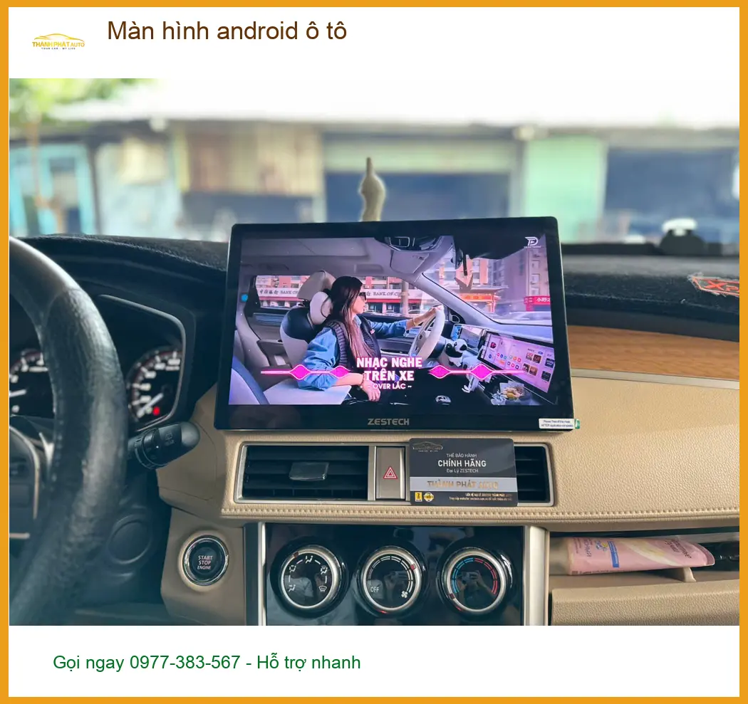 Cửa hàng lắp màn hình Android ô tô cho Anh Minh Ford Everest Bình Chánh