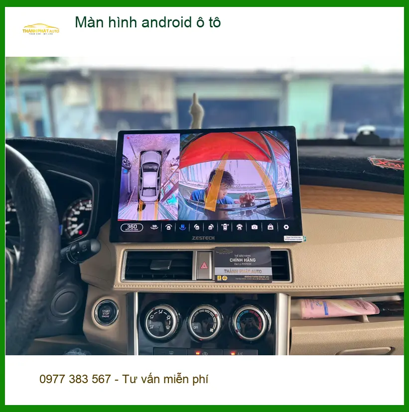 Cửa hàng lắp màn hình Android ô tô cho Anh Minh Ford Everest Bình Chánh ảnh thực tế 2