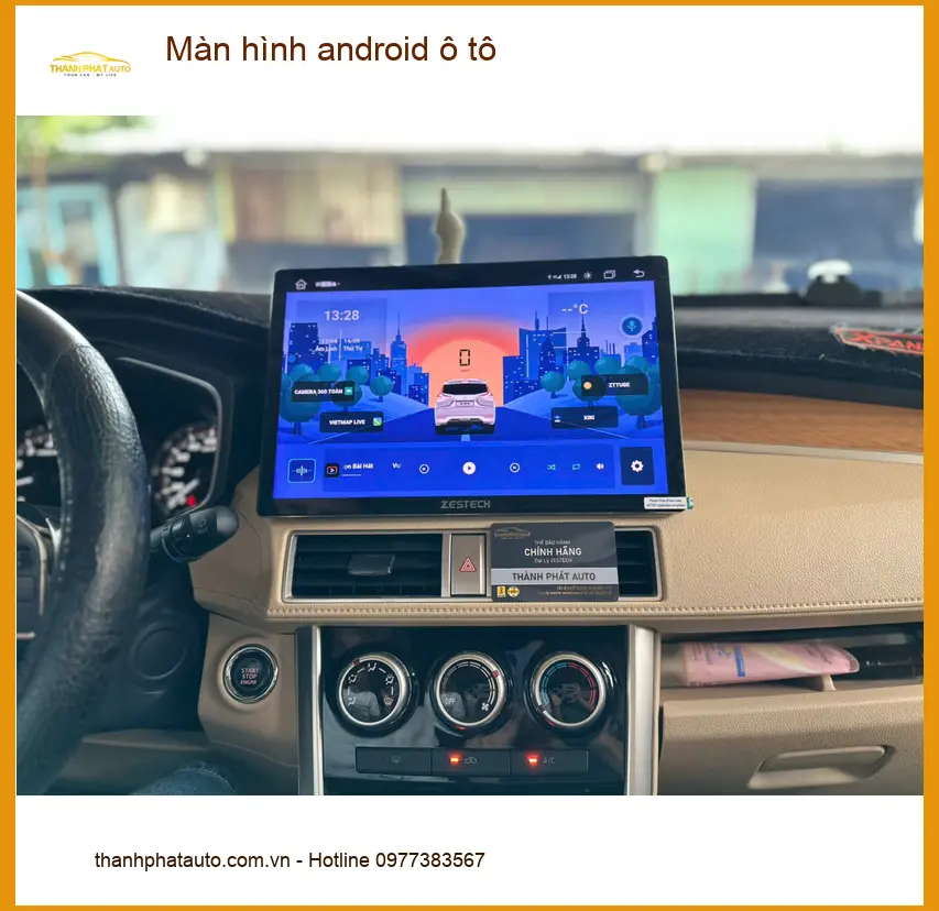 Cửa hàng lắp màn hình Android ô tô cho Anh Minh Ford Everest Bình Chánh ảnh thực tế 4