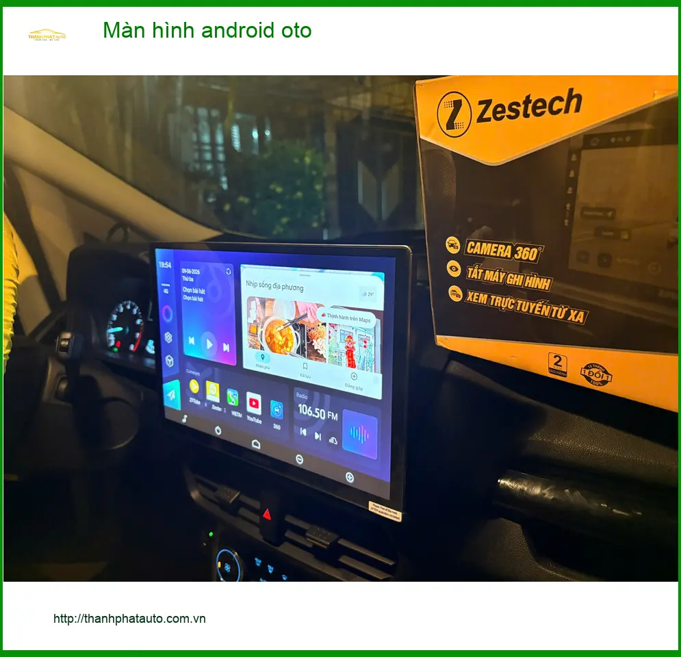 Anh Cường lắp màn hình Android ô tô cho Honda HR-V tại Quận 2 vì màn zin quá cũ ảnh thực tế 3