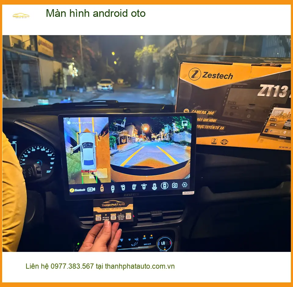 Anh Cường lắp màn hình Android ô tô cho Honda HR-V tại Quận 2 vì màn zin quá cũ ảnh thực tế 4