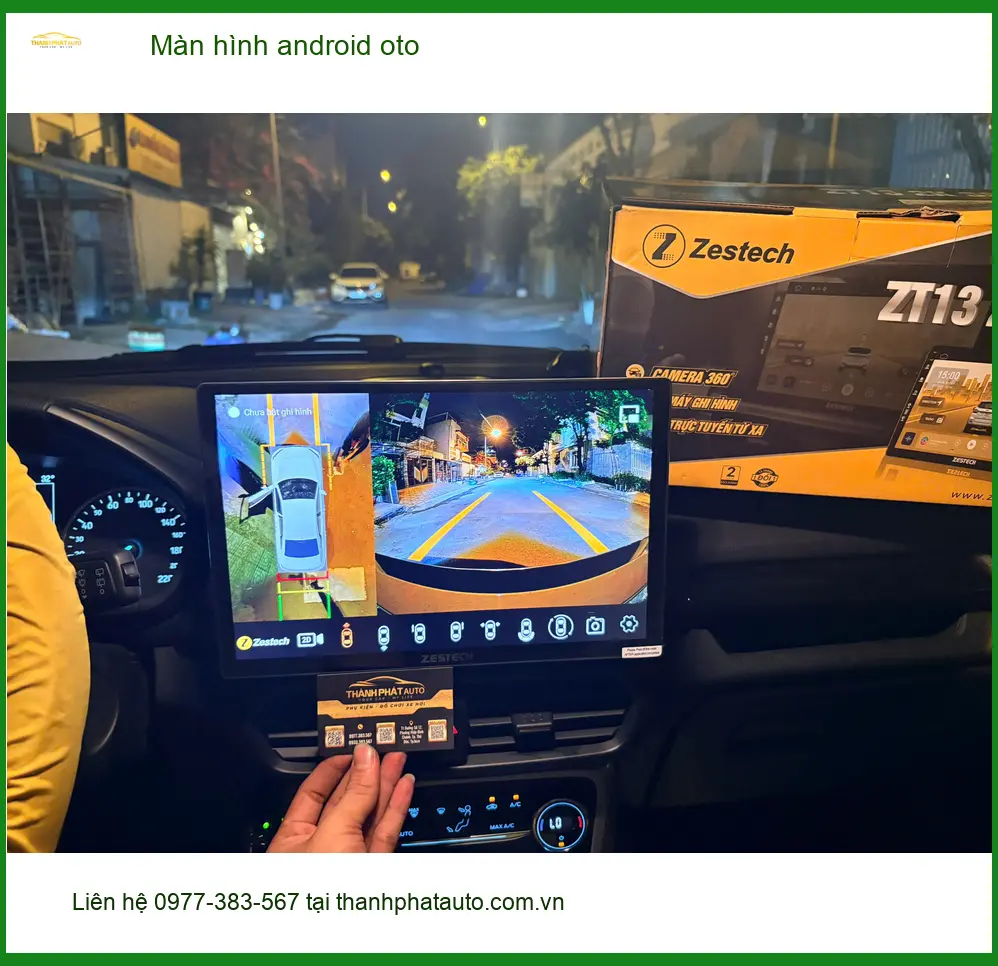 Anh Khang nâng cấp màn hình Android ô tô cho Hyundai Accent ở Hóc Môn ảnh thực tế 2
