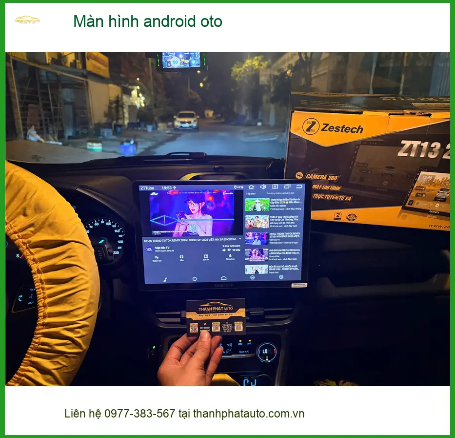Anh Khang nâng cấp màn hình Android ô tô cho Hyundai Accent ở Hóc Môn ảnh thực tế 4