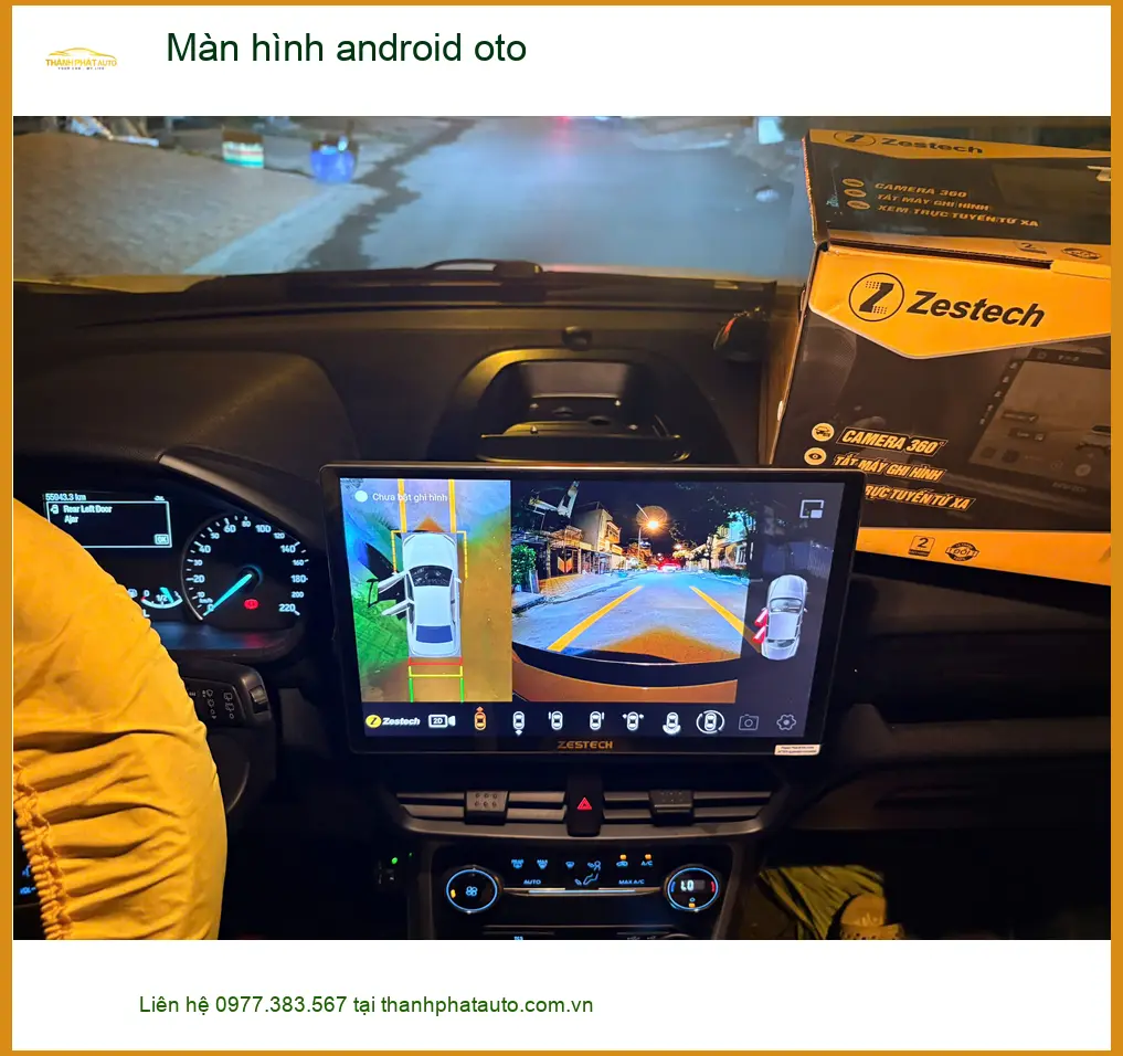 Chị Thảo lắp màn hình android oto cho Hyundai Accent tại Quận Bình Tân để giải trí ảnh thực tế 3