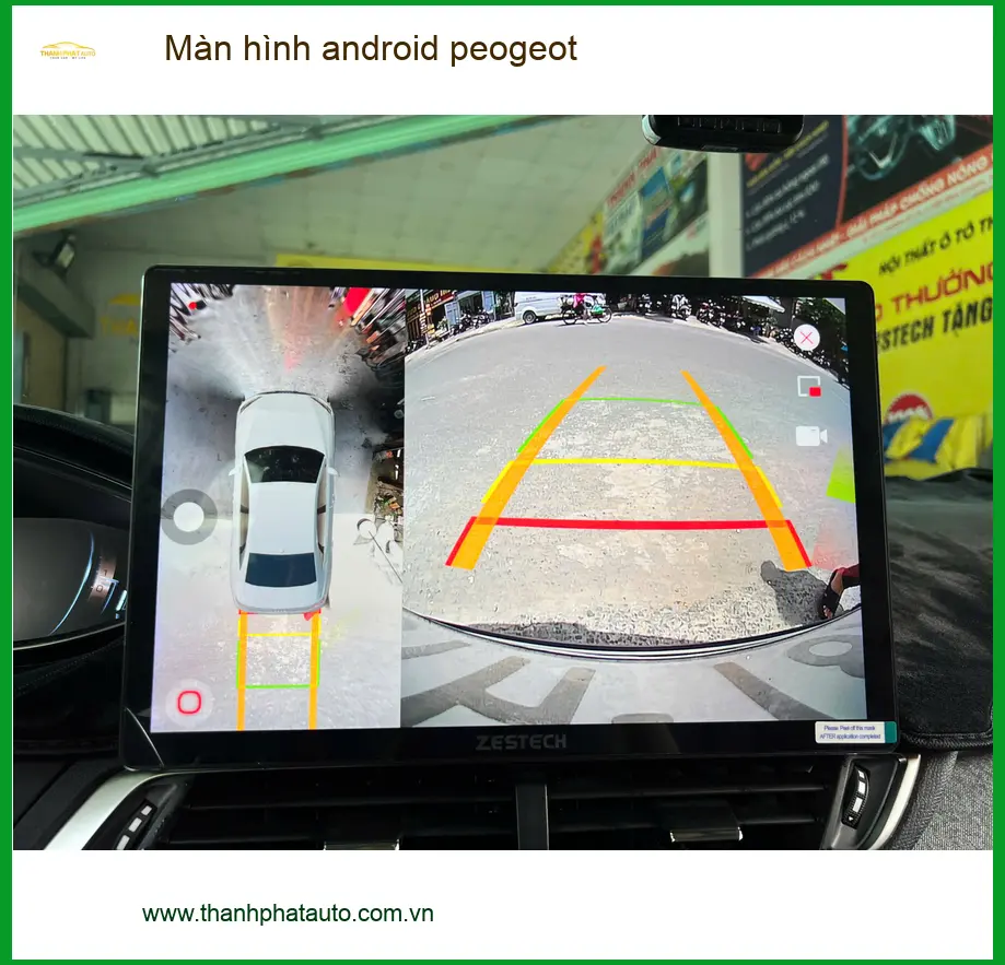 Anh Đạt lắp màn hình android Peugeot 3008 tại Hóc Môn nâng cấp tiện ích ảnh thực tế 3