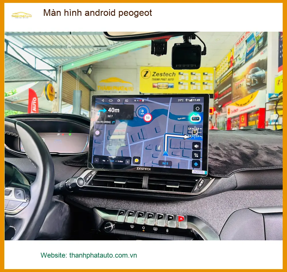 Anh Tấn lắp màn hình android Peugeot 5008 tại Quận 10 để nâng tầm trải nghiệm lái