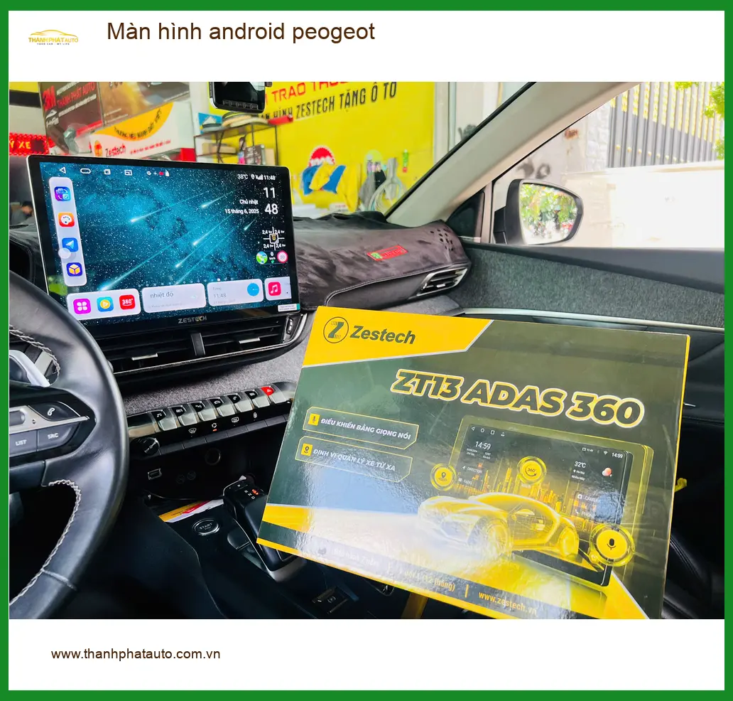 Anh Tấn lắp màn hình android Peugeot 5008 tại Quận 10 để nâng tầm trải nghiệm lái ảnh thực tế 3