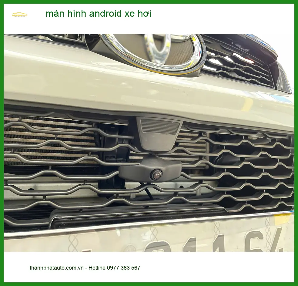 Anh Hoàng Long lắp màn hình Android xe hơi cho Mazda CX-5 tại Quận 1 vì màn zin quá cũ ảnh thực tế 2