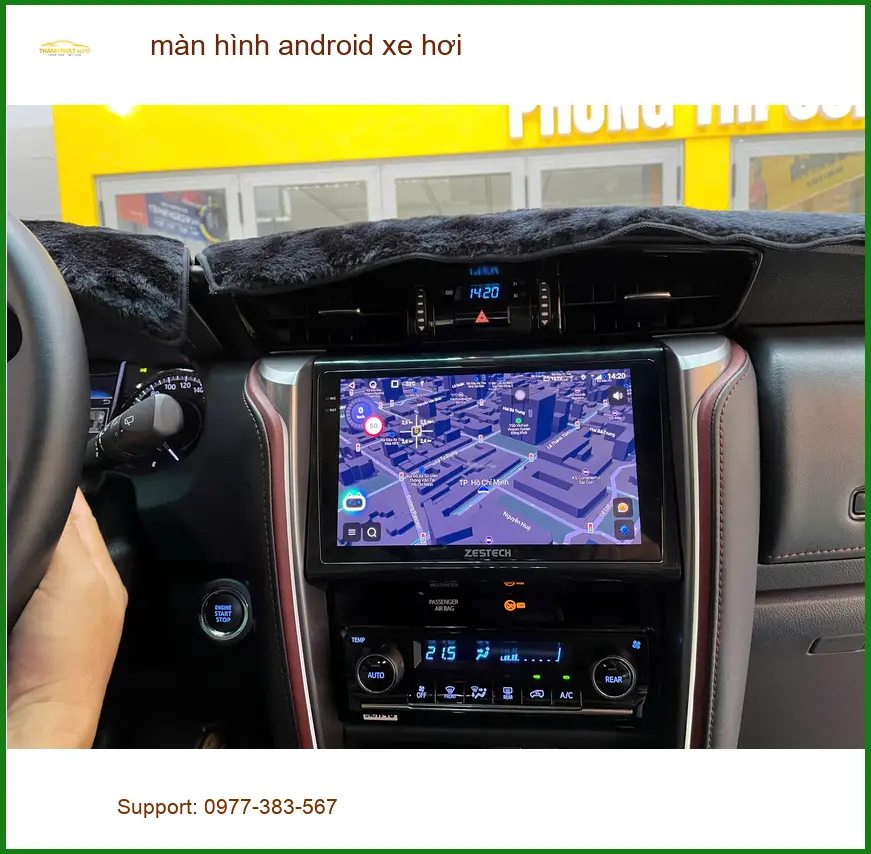 Anh Hoàng Long lắp màn hình Android xe hơi cho Mazda CX-5 tại Quận 1 vì màn zin quá cũ ảnh thực tế 4
