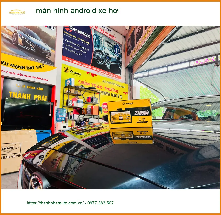Anh Duy lắp màn hình Android xe hơi Hyundai Accent tại Củ Chi để có nhiều tính năng hơn