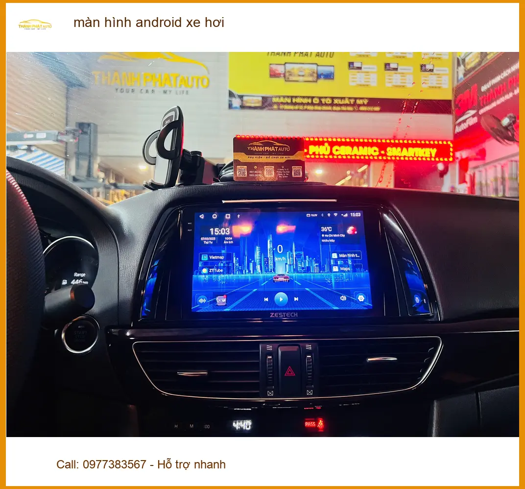 Anh Duy lắp màn hình Android xe hơi Hyundai Accent tại Củ Chi để có nhiều tính năng hơn ảnh thực tế 2