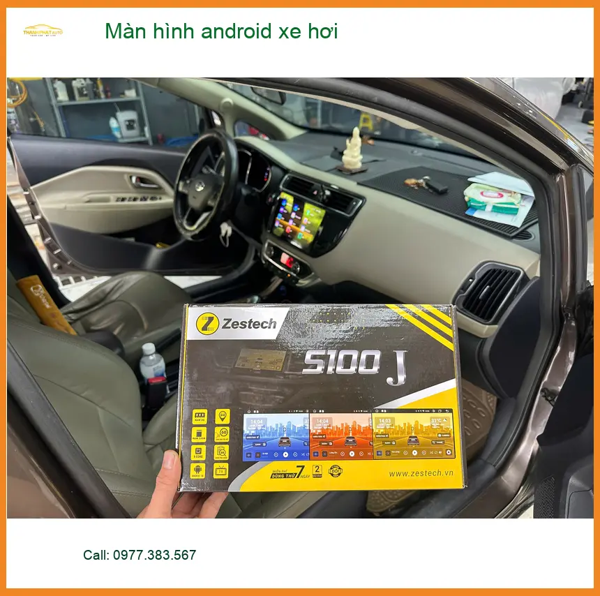 Chị Yến nâng cấp Màn hình android xe hơi cho Suzuki Swift tại Hóc Môn để trải nghiệm công nghệ mới