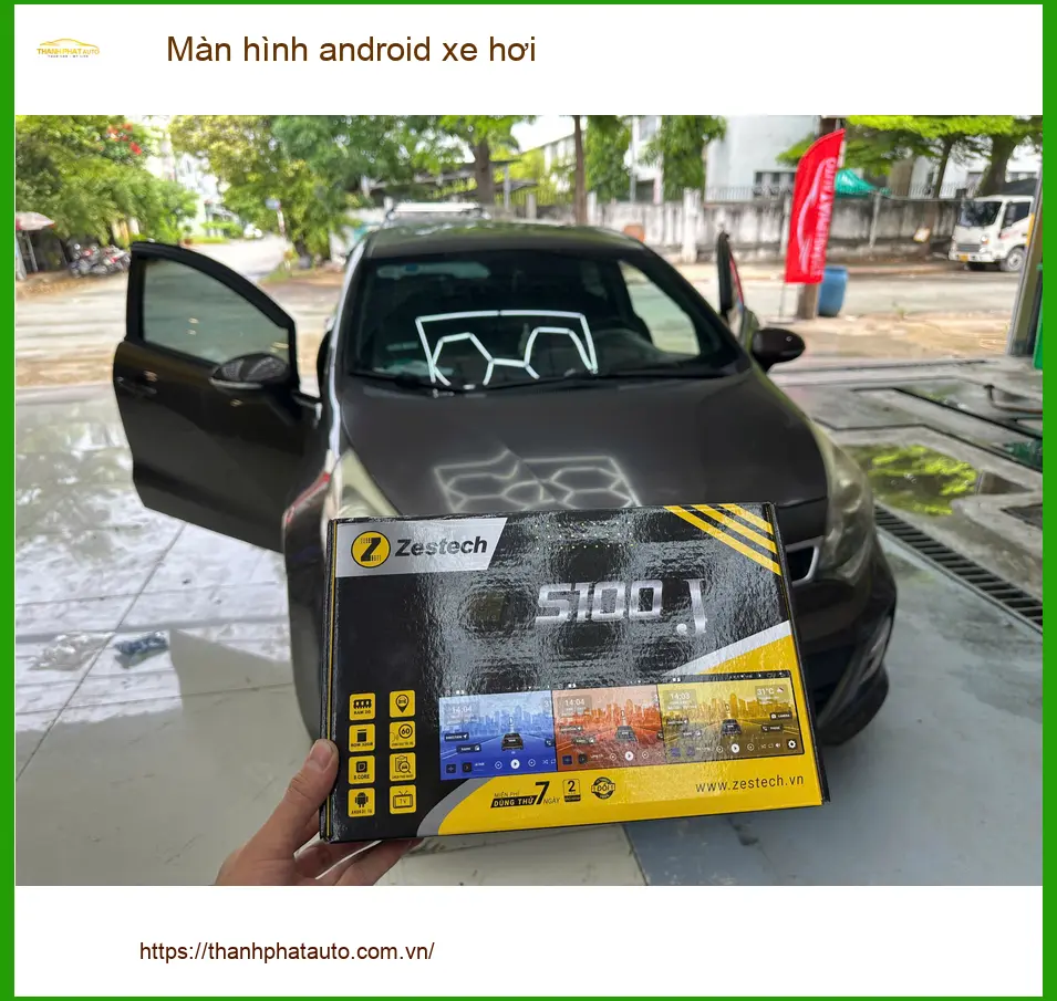 Chị Yến nâng cấp Màn hình android xe hơi cho Suzuki Swift tại Hóc Môn để trải nghiệm công nghệ mới ảnh thực tế 2