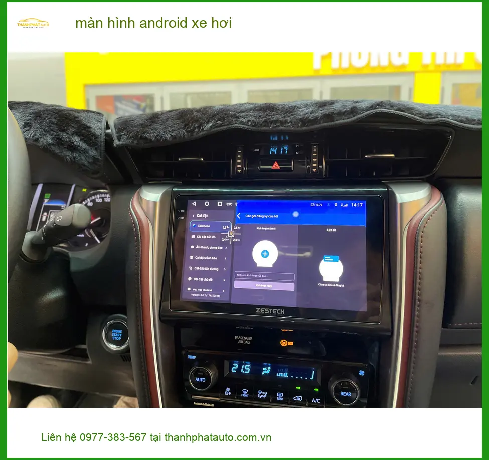 Anh Khang nâng cấp màn hình Android cho Honda CRV tại Bình Chánh để giải trí tiện lợi hơn ảnh thực tế 3
