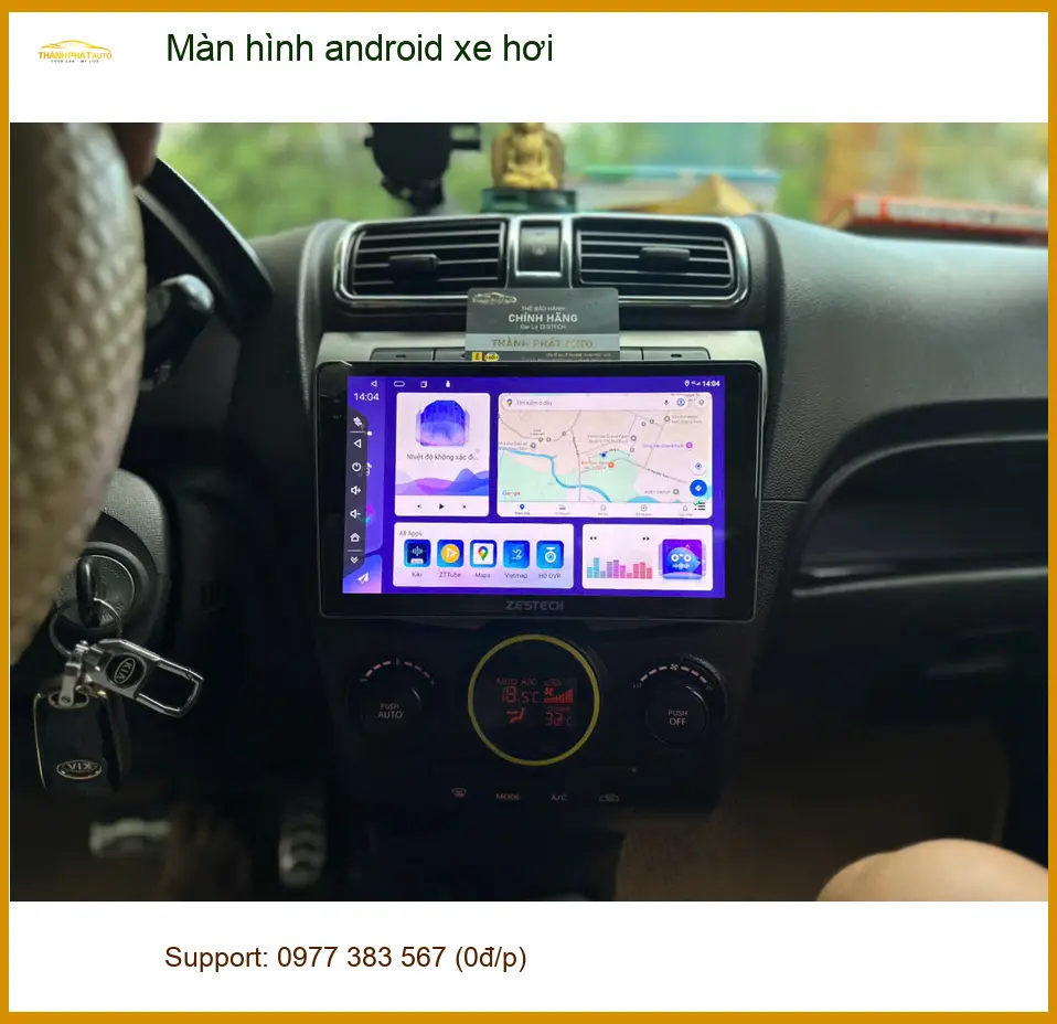 Anh Khang lắp màn hình Android xe hơi cho Honda CR-V tại Quận 12