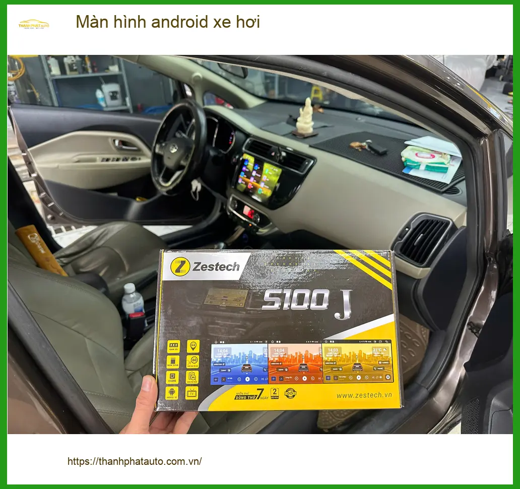 Anh Hùng lắp màn hình Android cho Honda CRV ở Quận 9 để giải trí ảnh thực tế 2