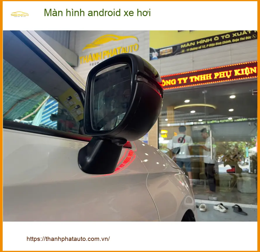 Bác Sáu lắp màn hình Android xe hơi Honda CR-V tại Quận Thủ Đức để có bản đồ ảnh thực tế 5