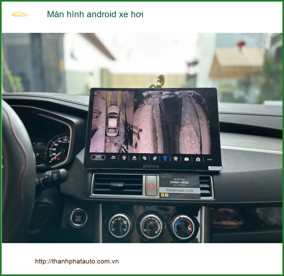 Anh Duy lắp màn hình android xe hơi Honda CRV Quận 12 cho công việc
