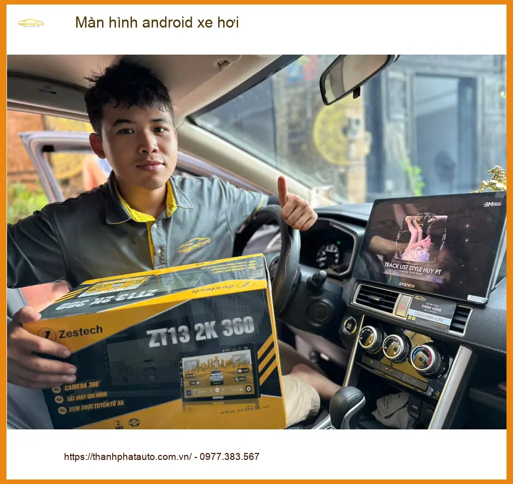 Anh Duy lắp màn hình android xe hơi Honda CRV Quận 12 cho công việc ảnh thực tế 5