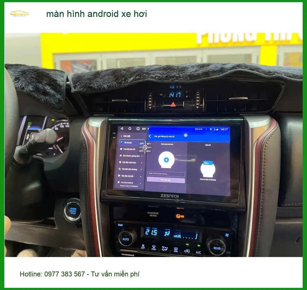 Lắp màn hình Android xe hơi Hyundai Accent tại Quận 2 uy tín cho Anh Khải ảnh thực tế 2