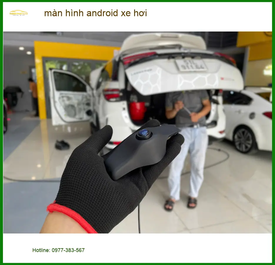 Lắp màn hình Android xe hơi Hyundai Accent tại Quận 2 uy tín cho Anh Khải ảnh thực tế 3