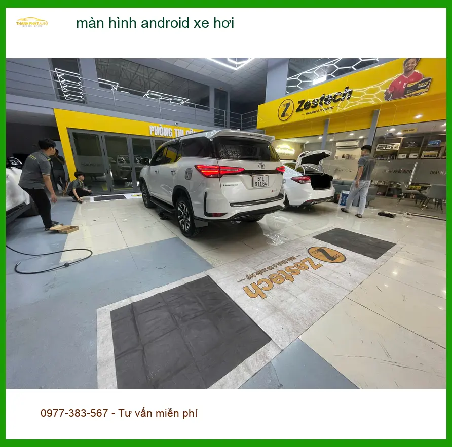 Lắp màn hình Android xe hơi Hyundai Accent tại Quận 2 uy tín cho Anh Khải ảnh thực tế 4