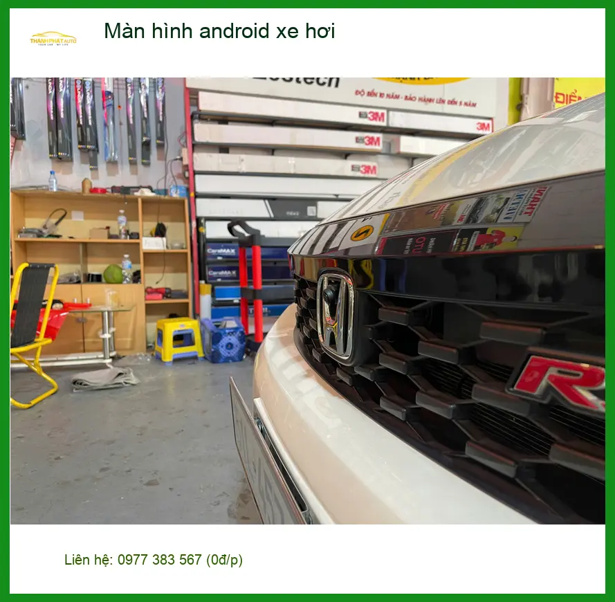 Chú Phước nâng cấp màn hình Android xe hơi Hyundai Santa Fe Quận 5