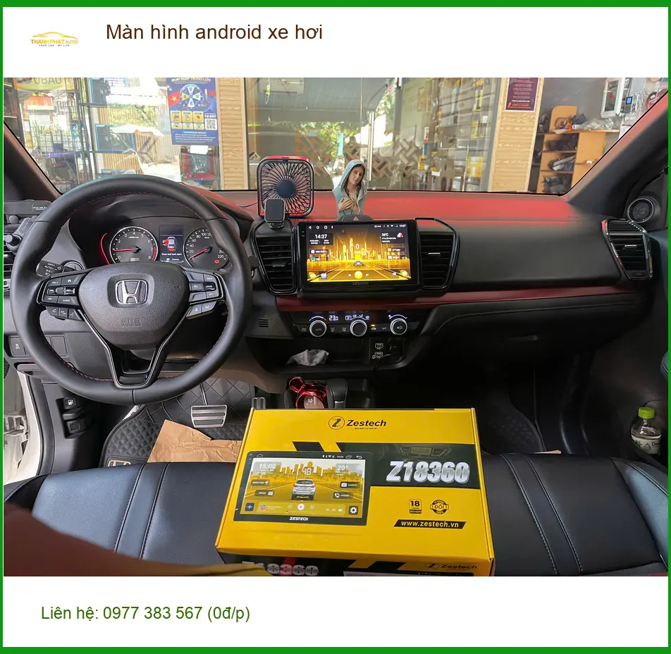 Chú Phước nâng cấp màn hình Android xe hơi Hyundai Santa Fe Quận 5 ảnh thực tế 3
