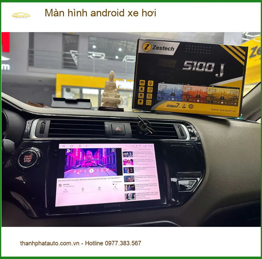 Anh Minh lắp màn hình android xe hơi Toyota Vios tại Quận Bình Thạnh