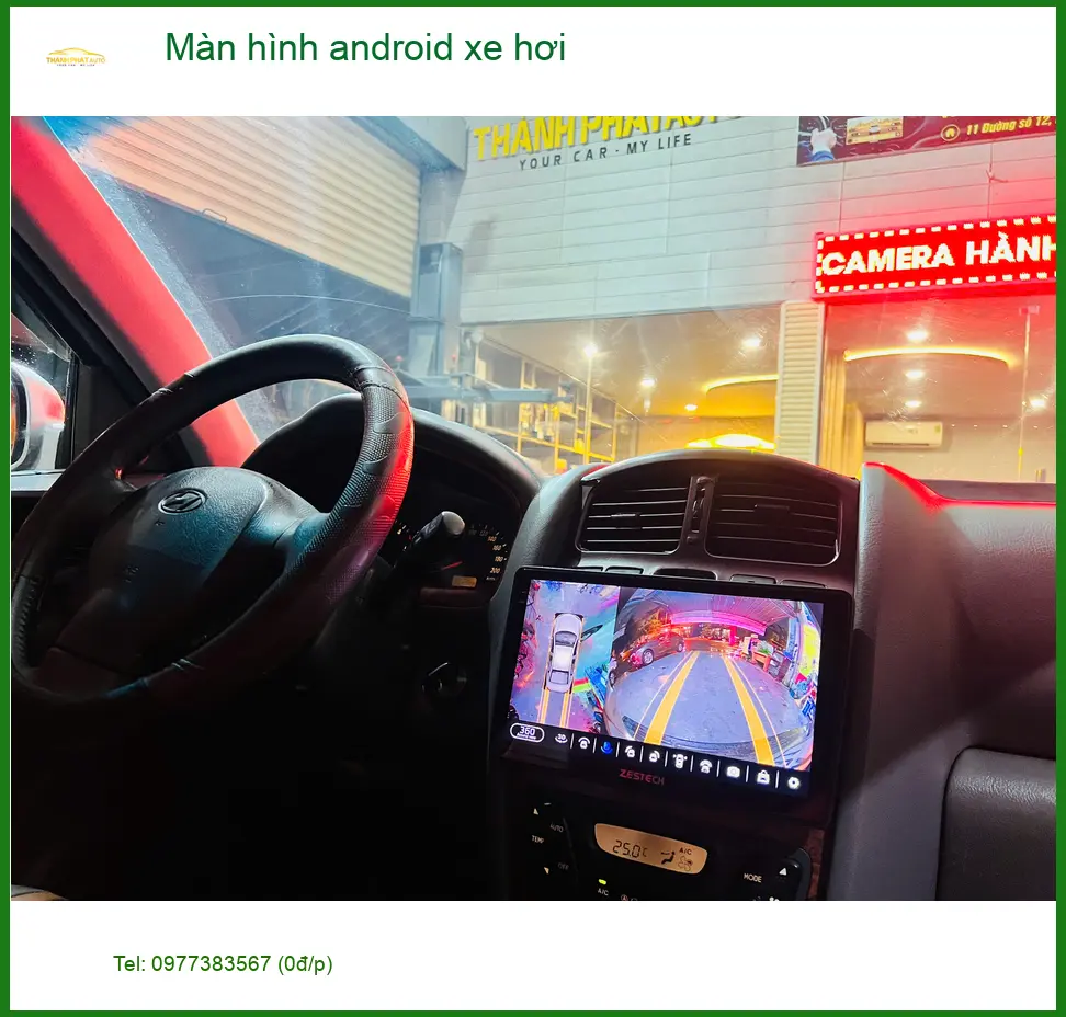 Chị Thảo nâng cấp màn hình Android xe Hyundai Santa Fe tại Tân Phú