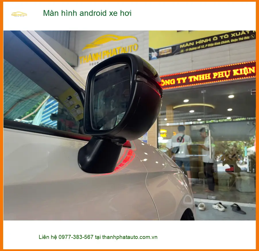 Anh Khải lắp màn hình android xe hơi cho Honda CRV tại Củ Chi sau khi mua xe mới