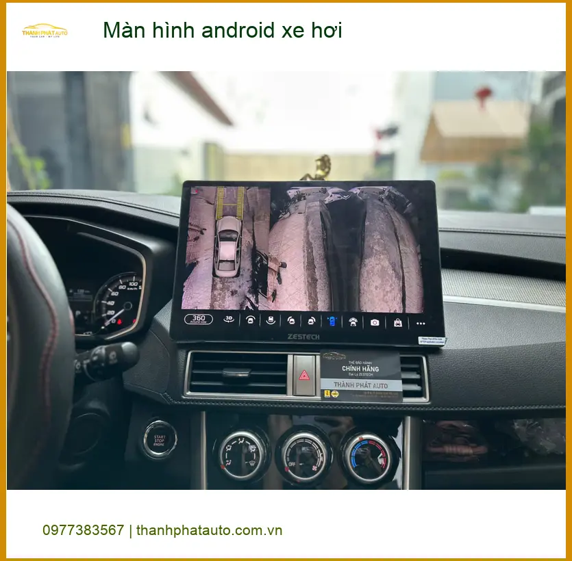 Anh Phi nâng cấp màn hình android cho Honda CR-V tại Quận 9 ảnh thực tế 2