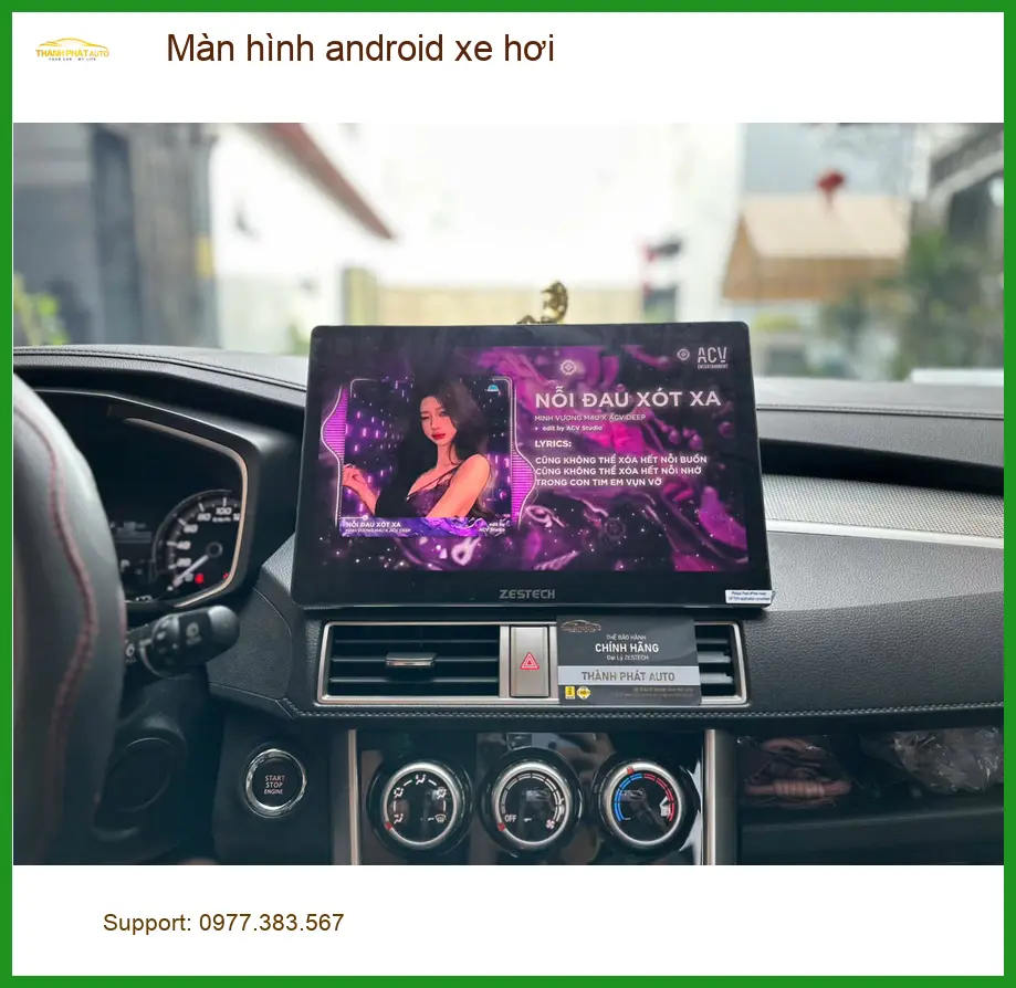 Anh Phi nâng cấp màn hình android cho Honda CR-V tại Quận 9 ảnh thực tế 3