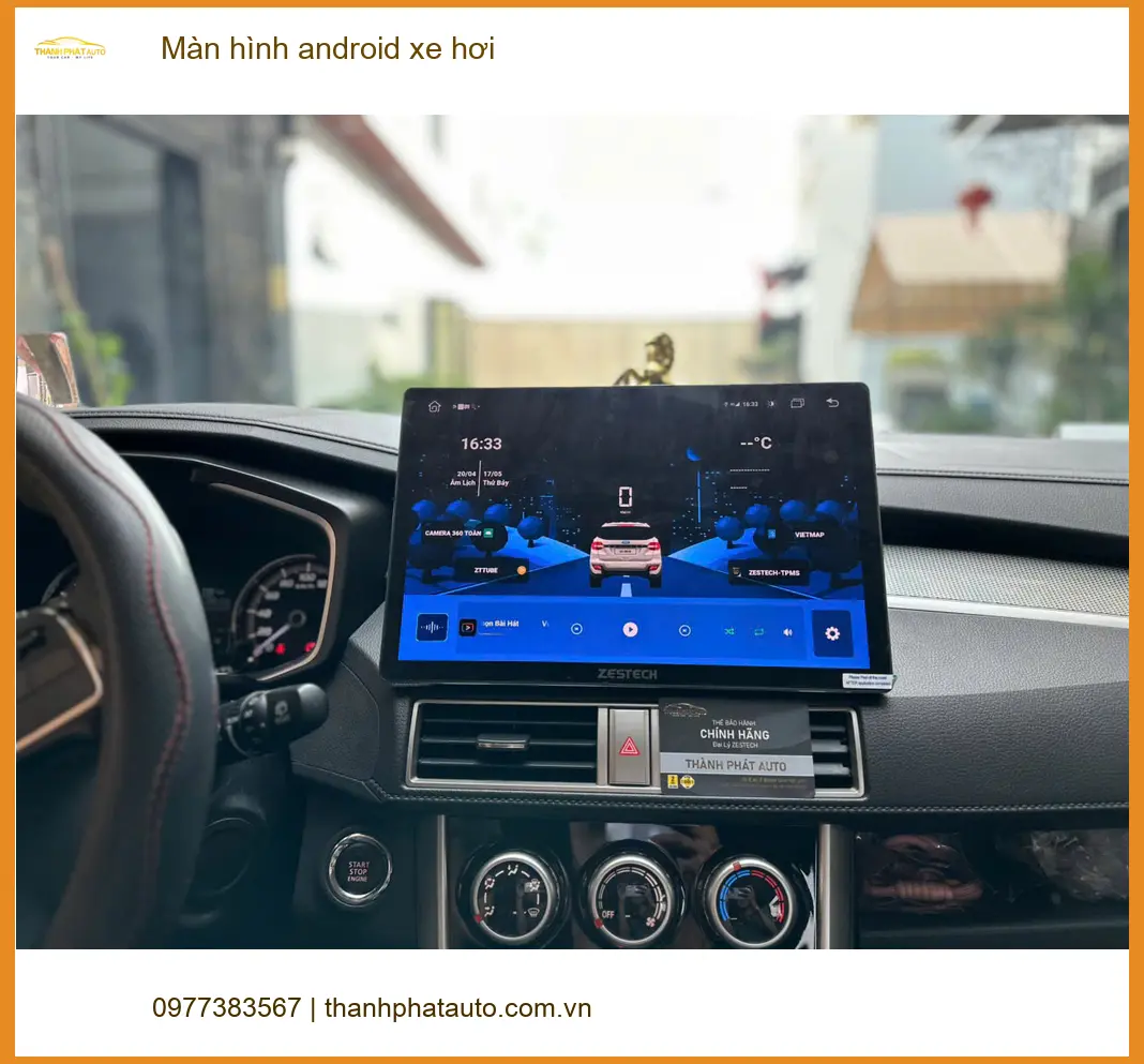 Anh Phi nâng cấp màn hình android cho Honda CR-V tại Quận 9 ảnh thực tế 5
