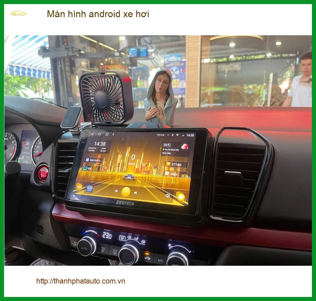 Anh Phát lắp màn hình Android cho Ford Everest tại Quận Phú Nhuận ảnh thực tế 2