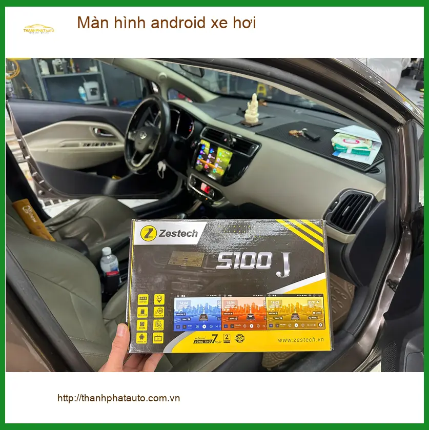 Anh Minh lắp màn hình Android xe hơi Hyundai Accent tại Cần Giờ hiện đại