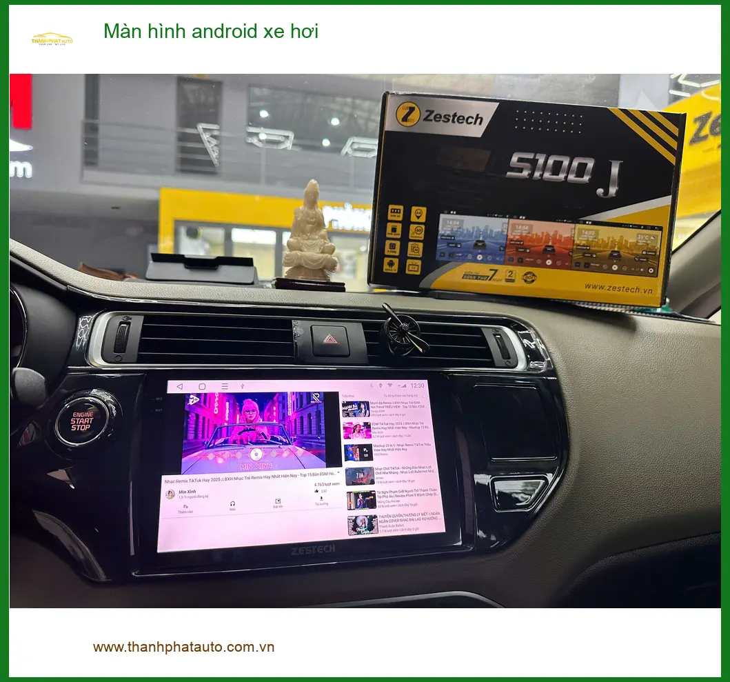 Anh Minh lắp màn hình Android xe hơi Hyundai Accent tại Cần Giờ hiện đại ảnh thực tế 2