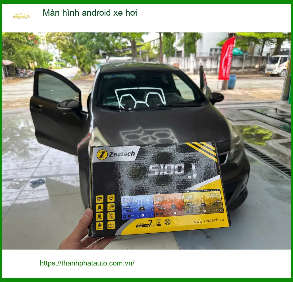Anh Minh lắp màn hình Android xe hơi Hyundai Accent tại Cần Giờ hiện đại ảnh thực tế 3