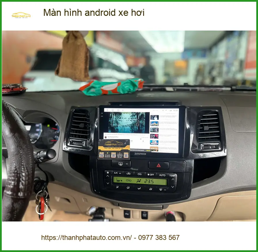 Anh Quang lắp màn hình android xe hơi Hyundai Elantra tại Quận Tân Phú ảnh thực tế 2