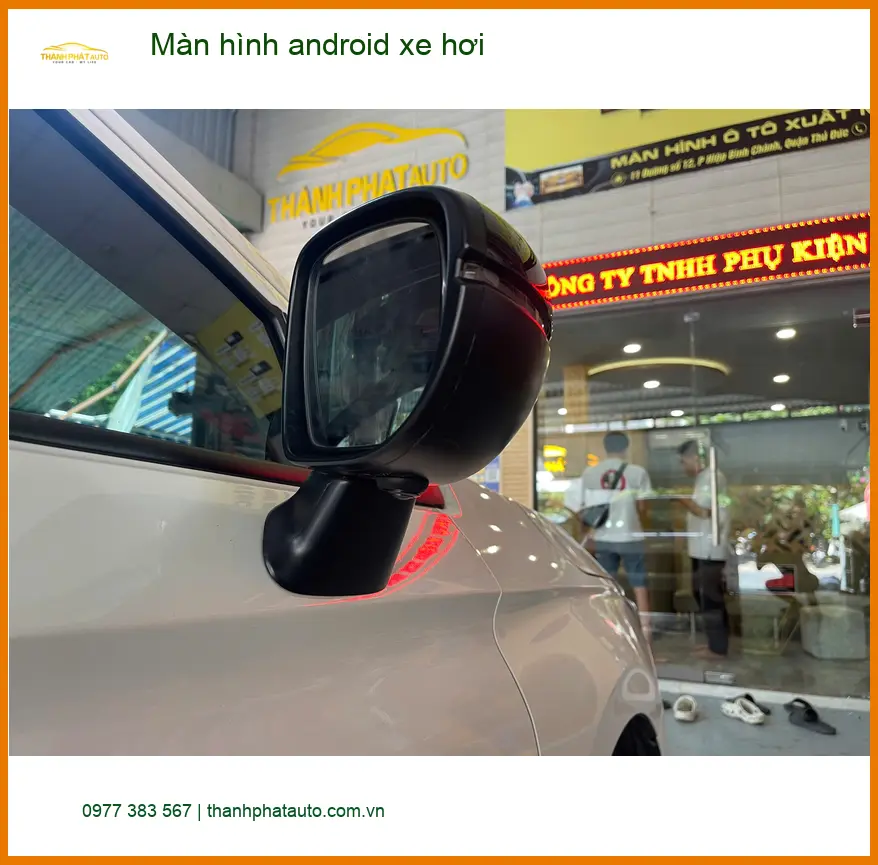 Chị Thảo lắp màn hình android xe hơi Hyundai Accent tại Quận 6 để dẫn đường thông minh ảnh thực tế 4