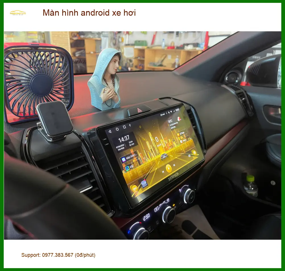 Chú Lâm lắp màn hình Android xe Hyundai Accent tại Quận Bình Tân để lái xe tiện nghi. ảnh thực tế 4