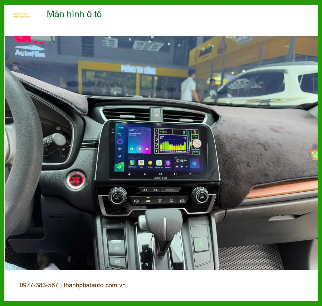 Chị Lan Anh lắp Màn hình ô tô thông minh cho Kia K3 ở Hóc Môn