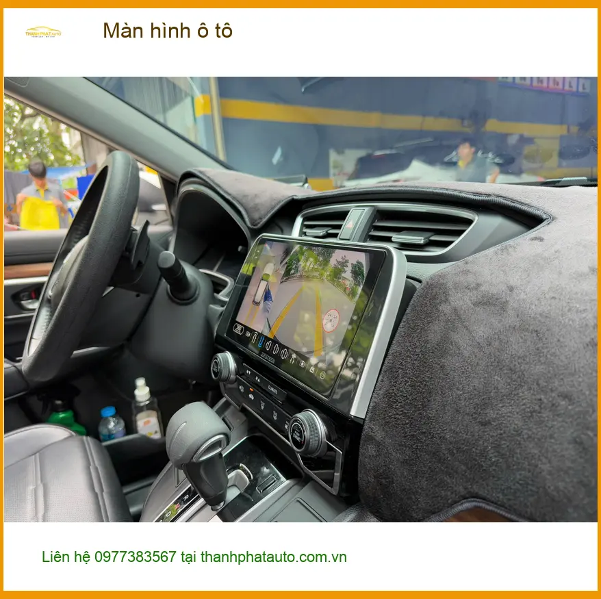 Anh Khải lắp Màn hình ô tô cho Honda CRV tại Quận 2 để nâng tầm trải nghiệm lái xe ảnh thực tế 2
