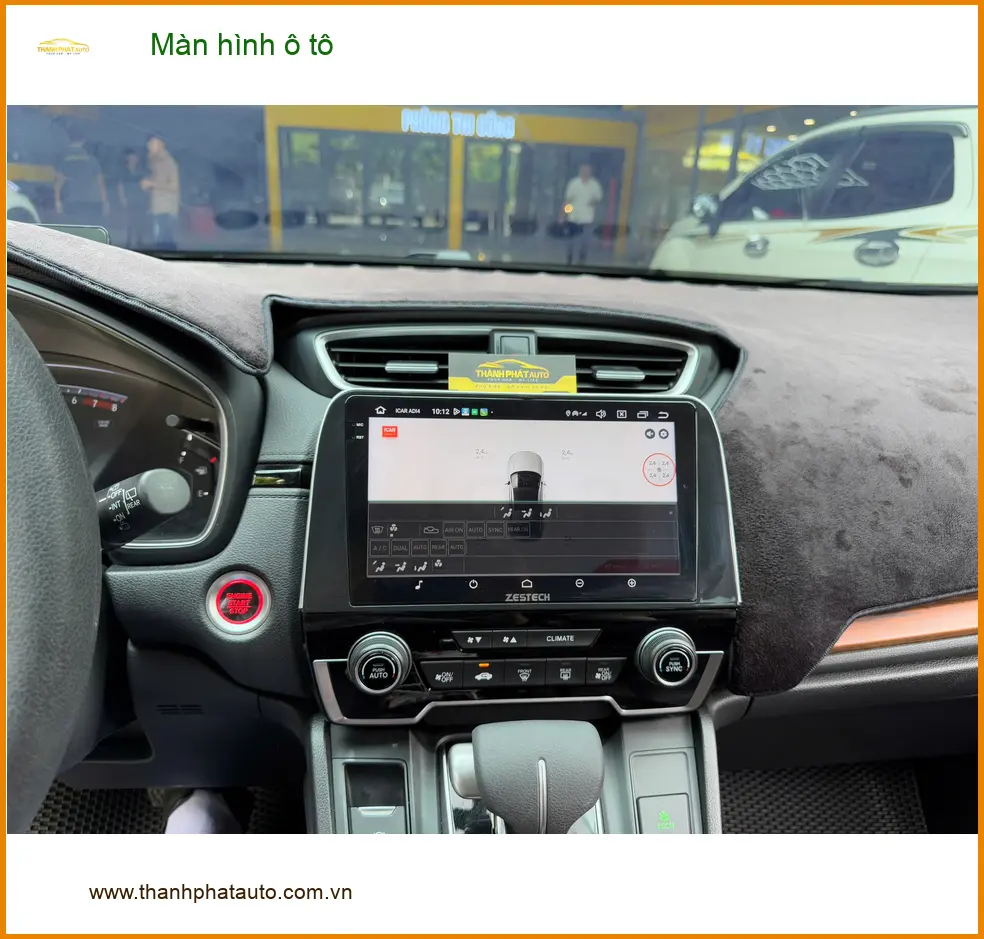Anh Khải lắp Màn hình ô tô cho Honda CRV tại Quận 2 để nâng tầm trải nghiệm lái xe ảnh thực tế 3