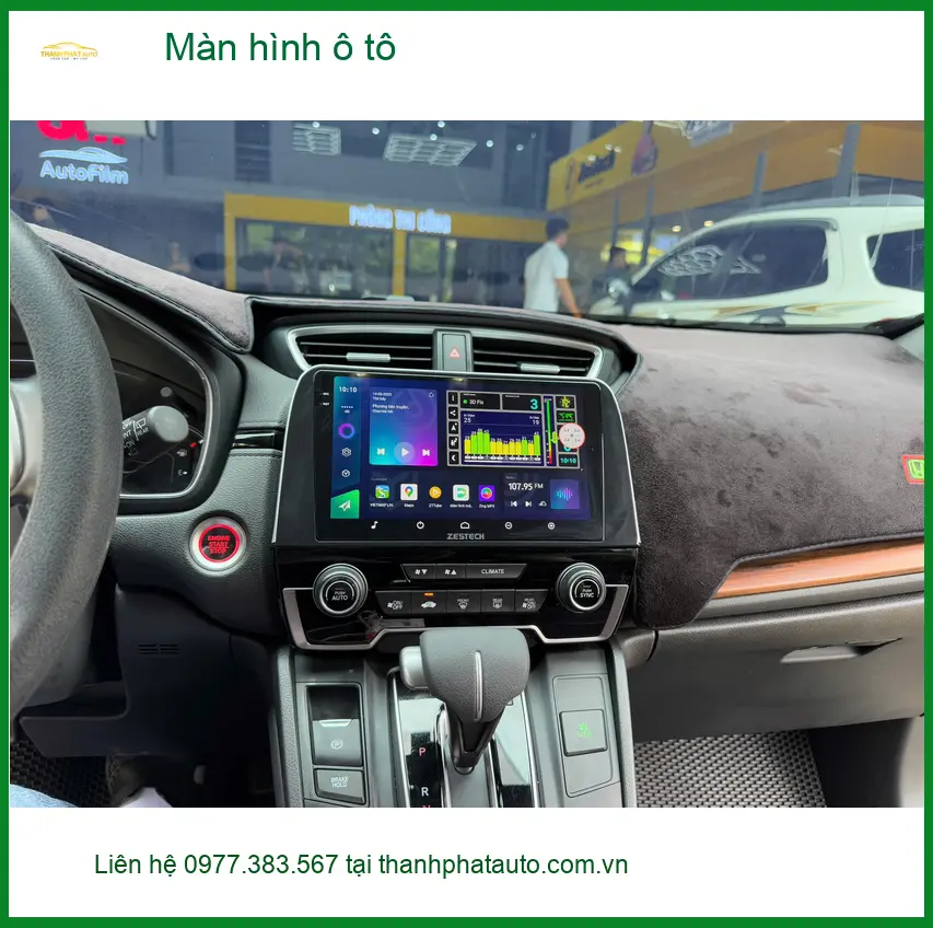 Anh Khải lắp Màn hình ô tô cho Honda CRV tại Quận 2 để nâng tầm trải nghiệm lái xe ảnh thực tế 4