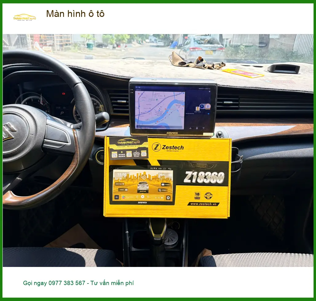 Anh Long lắp màn hình ô tô cho Hyundai Accent ở Quận 9 vì màn zin không có chỉ đường ảnh thực tế 3