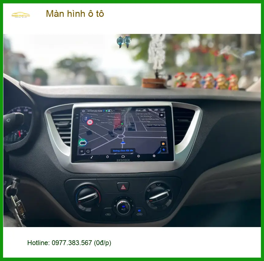 Chú Long nâng cấp màn hình ô tô cho Hyundai Accent tại Quận Tân Phú