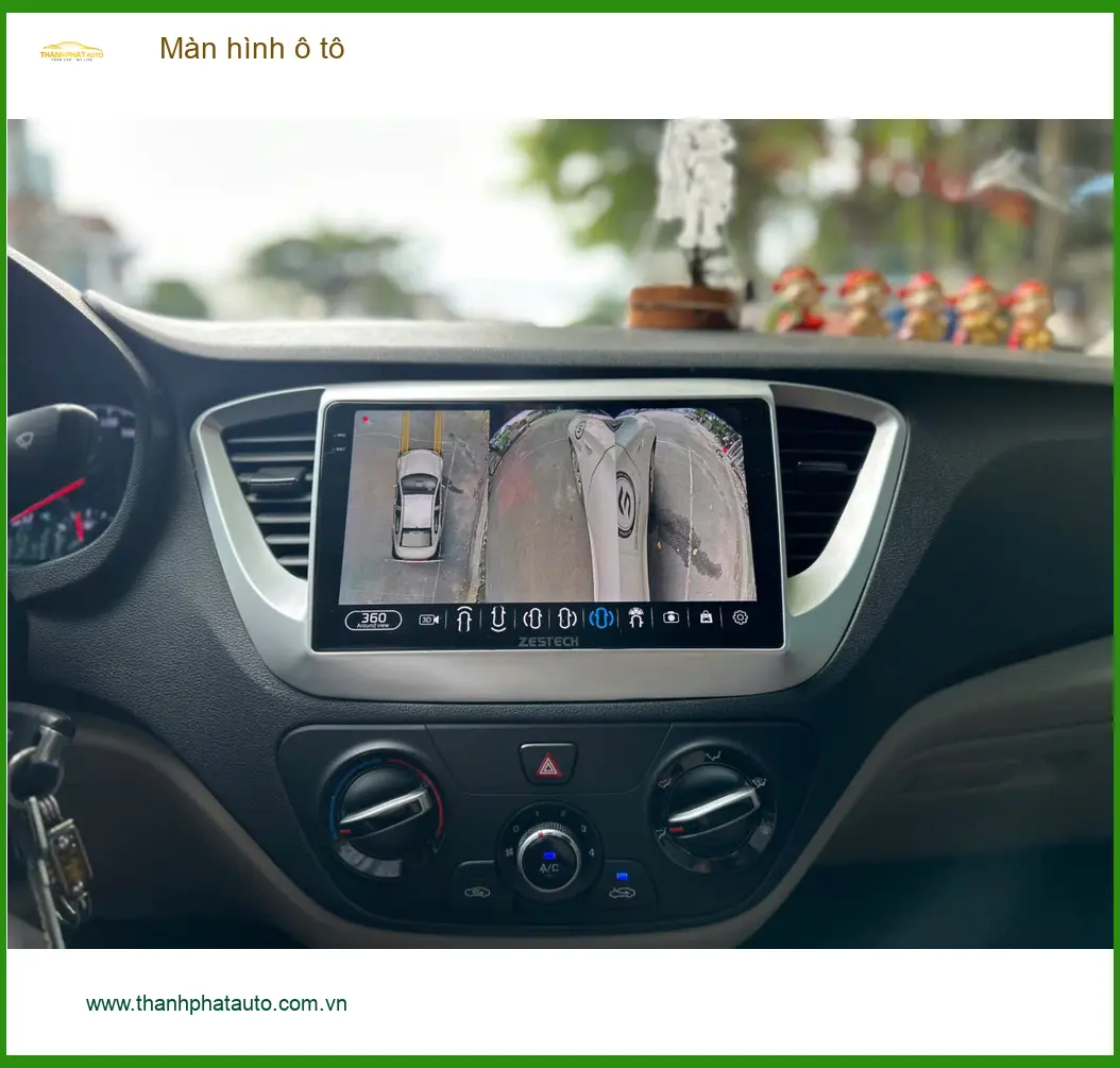 Chú Long nâng cấp màn hình ô tô cho Hyundai Accent tại Quận Tân Phú ảnh thực tế 2