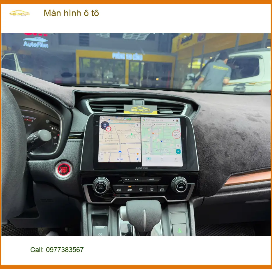 Anh Nhật lắp màn hình ô tô cho VinFast Lux A2.0 ở Củ Chi vì màn hình cũ đã hỏng