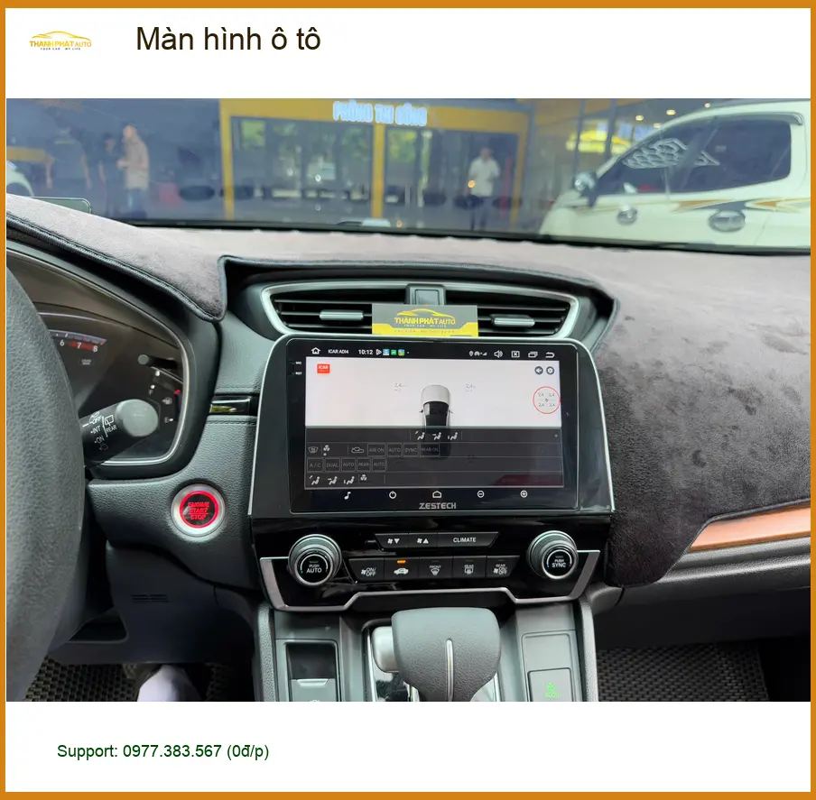 Anh Nhật lắp màn hình ô tô cho VinFast Lux A2.0 ở Củ Chi vì màn hình cũ đã hỏng ảnh thực tế 3